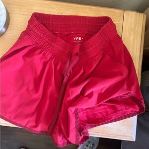 Abercrombie & Fitch Vibrant Red Athletic Shorts